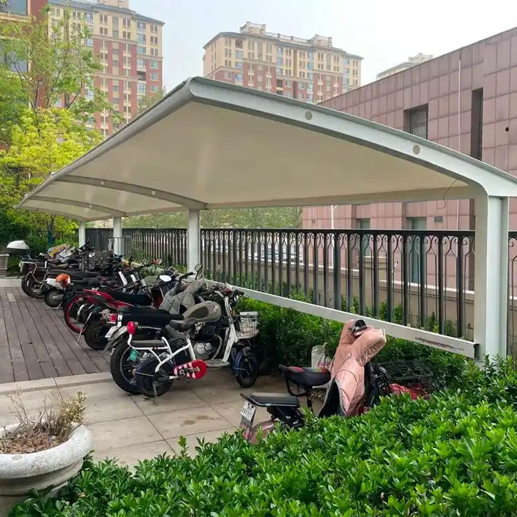 滨州膜结构电动车棚